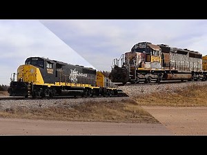 WAMX #4001 & WAMX #4246 Lead Trains to Yaggy