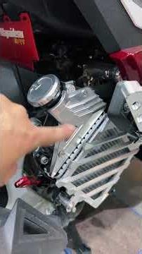 Ốp két nước trên CNC GH-RACING cho xe AB 2026, SHI 2026, Stylo, Lead 125 4Val #stylo #ab160 #sh160