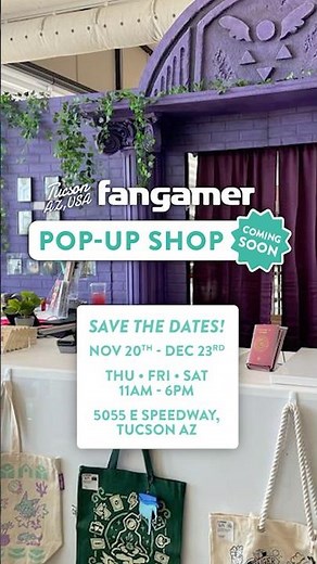 Let's Build A Pop-Up Shop @ Fangamer HQ | Come Visit Nov 20th thru Dec 23rd 2025!