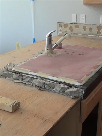 How to Demo Kitchen Tile Countertops Made Easy_ Part 30#countertopreplacement #howtodemocounters #howtodemocountertops #countertops #countertopsdiy #budgetcountertopsdiy #tilecounter #diycountertop #diycountertops #diycountertopsonbudget #diycountertopsrestoration #diycountertoptransformation #kitchencounter #kitchencounters #kitchencountertopdecor #kitchencountertop #kitchencounterdecor #kitchencounterstyling