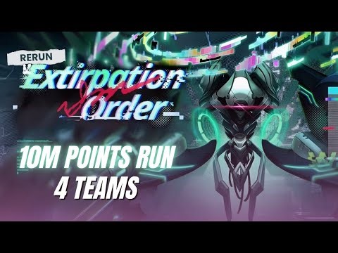 [PATH TO NOWHERE] Glitchwave Nihil Extirpation Order Rerun Guide (4 Teams) 1M+ Damage