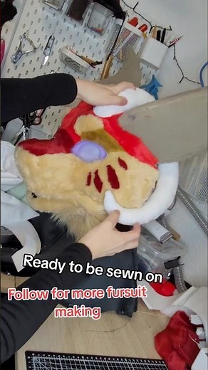 Lets make wickerbeast horns #fursuitmaker #furry #fursuit