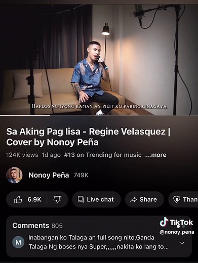 Sa Aking Pag Iisa - Nonoy Pena (Regine Velasquez) Lyrics