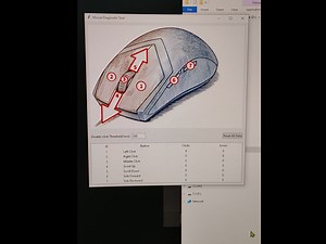 AI辅助编程3小时做的鼠标测试软件 按键微动开关滚轮编码器双击回滚测试软件