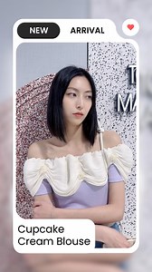 3.4K views · 4 comments | [Cupcake Blouse] 實物勁靚凉凉爵好似厚奶油一樣有光澤絲滑度嘅波浪...