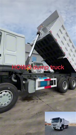 HOWO rear eight wheel dump truck