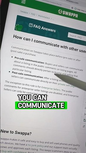 How to Contact Sellers | Swappa Buyer's Guide