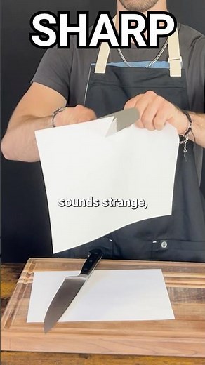 Do Sharp Knives Really Make cooking Safer?