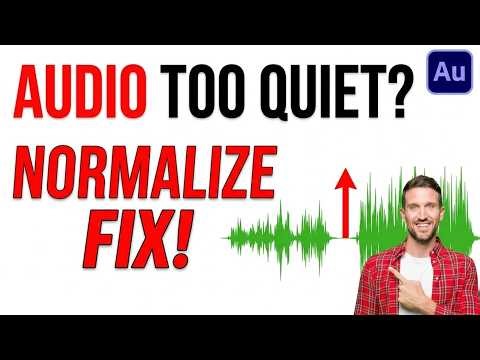 Normalize Audio in Adobe Audition: The First Effect You Should Master