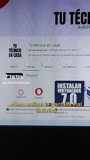 Cómo activar la pantalla inalámbrica o Miracast en Windows 10 YT: Tu técnico en casa IG: @tutecnicoencasaof #windows #tutorial #internet #miracast #pantallainalambrica