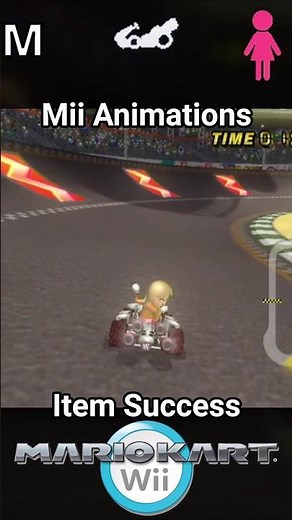 MKWii Mii Animations - Item Success #mariokartwii #mii