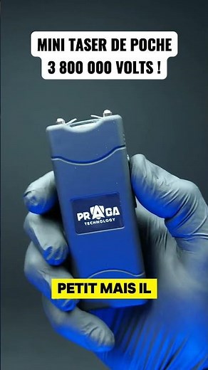 Small but ultra-powerful! 3,800,000 volt Taser with integrated LED light