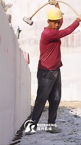 5.6K views · 26 reactions | A stone mining method is vertical cutting by a double-knife mine mining machine, and the bottom is manually drilled. | Ruisheng stone machinery | Facebook