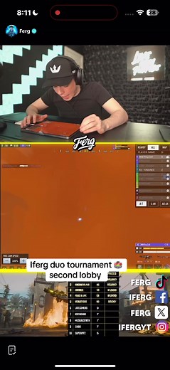 Iferg duo tournament 🏟️ second lobby @Ferg #liverecordcodm #cod #codmobileclips🔥 #callofduty #codmclips #callofdutymobile #codmobile #codmobiletips