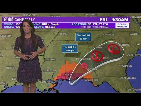 Tracking Hurricane Sally: The storm’s latest path
