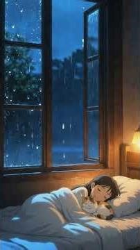 Minute Rainy Night Calm | Relaxing Sleep Scene