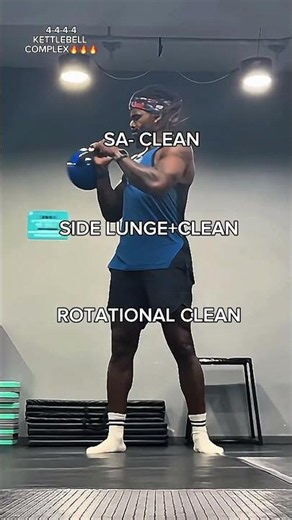 4-4-4-4 Kettlebell Complex Workout Routine 5 | Power, Strength and Rotation