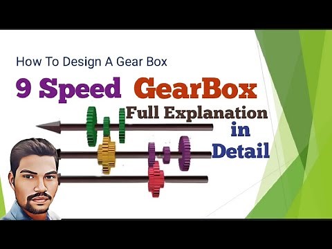 Design of Gearbox | Design of 9 Speed Gearbox | Full Explanation In Detail From Basic | Engineering
