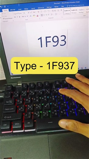 MS Word Symbol Shortcut 🤷 #msword #officetips