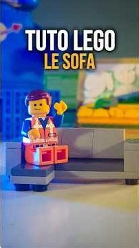 TUTO LEGO : comment faire un sofa moderne avec seulement quelques pieces Lego ? #lego
