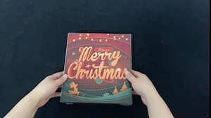 Christmas Star Tree Topper, 10 Inches Gold Christmas Tree Topper with LED Lights, Christmas Tree Decorations, Battery Operated (Gold)