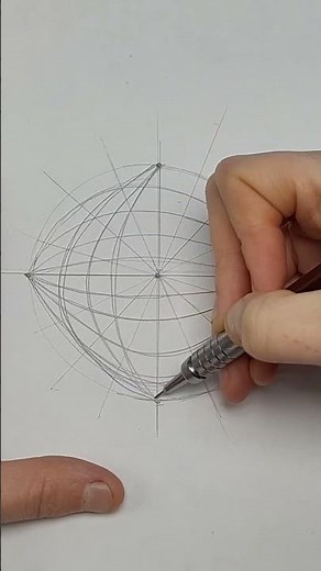 Five point perspective drawing tutorial #art #oddlysatisfying #drawing #drawingtutorial #arttutorial