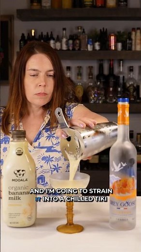 Orange Julius Vodka Cocktail - Version 2 - Straight Up