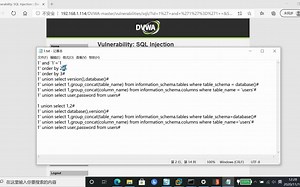 Dvwa SQL Injection sql注入中级低级通关方法