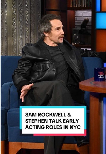 Sam Rockwell and Stephen Colbert Reflect on Early Acting Roles