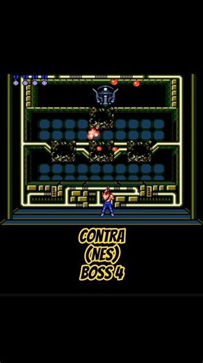 Contra [NES] Boss 4 #contra #nes #nintendoentertainmentsystem