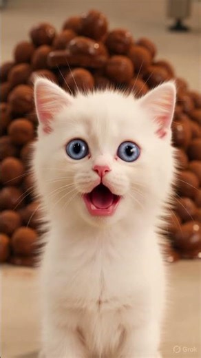 Lost Kitty in an Amsterdam Chocolate Factory! He’s So Hungry! #cat #cute #catvideos #cutecat