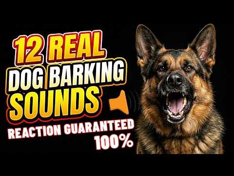 12 Dogs Barking Sounds 🚨 100% REACTION GUARANTEED! (Real Dog Barking)