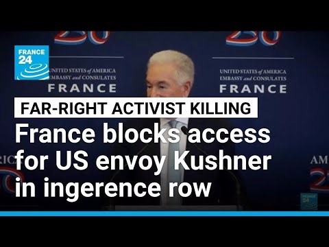 France to revoke US envoy's government access after summons no-show • FRANCE 24 English