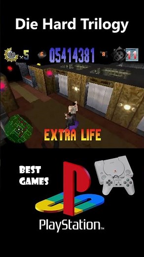 Die Hard Trilogy (PS1) gameplay