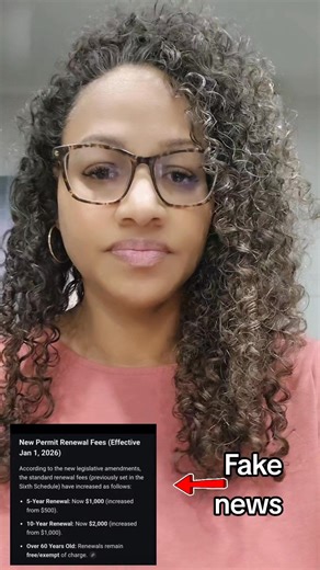 There is no increase in fees to renew driver's permit. Hope this video clearly explains legal notice 474 and whatever other images being shared alongside it. To Eli Zakour, you're welcome.... | Marsha Loraine Walker