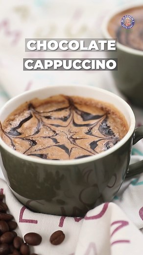 Sip into something sweet! ☕🍫 This Chocolate Cappuccino is the perfect blend of cosy coffee vibes and rich chocolatey goodness. Watch the entire recipe on our YouTube channel. Chocolate Cappuccino Ingredients: Chocolate Syrup Recipe - 2 tbsp Cocoa Powder - 2 tbsp Sugar - 3/4 cup Water - 1/2 litre Milk How To Whisk Coffee - 2 tbsp Coffee Powder - 2 tbsp Sugar - 2 tbsp Water #ChocolateCappuccino #AnybodyCanCookWithRajshriFood #CappuccinoRecipe #RajshriFood #Coffee #CoffeeLovers #Cappuccino #Chocol