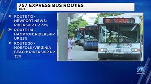 HRT says 757 Express bus routes are growing