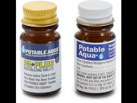 Potable Aqua Water Purification Bottle Kit Review