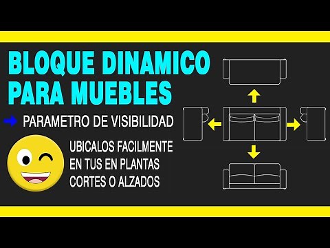 🔴 BLOQUE DINÁMICO PARA MUEBLES EN AUTOCAD | parámetro de visibilidad