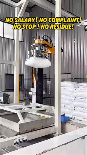 No Salary! No Complaint! No Stop! No Residue!😎 #stacking #depalletizing #robotics #palletizing #automation #depalletizer #robot #palletizer | Industrial Robot BeiYuan