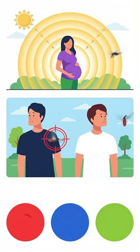 Why Mosquitoes Always Pick YOU First 🦟 #shorts #ytshorts #mosquitoes #sciencefacts