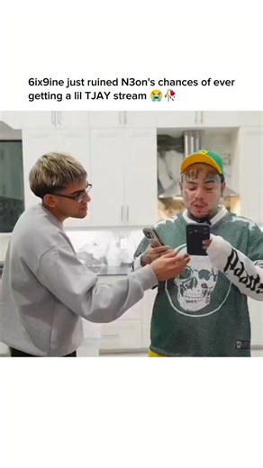 Stream Hub ⚡ on Instagram: "Streamer N3on and rapper 6ix9ine are two of the most controversial yet influential digital personalities blending online entertainment and hip-hop culture. N3on, known for his high-energy Kick and YouTube streams, has built a name through IRL content, gaming, and viral collaborations that mirror the chaotic, bold energy of 6ix9ine’s music persona. Similarly, 6ix9ine—famous for his rainbow-colored hair, loud personality, and hit tracks like Gummo and Fefe—rose from int