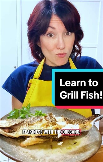 Learn How to Grill Whole Fish: Quick & Easy Branzino 🐟🔥 Grab a whole branzino (Costco sells in packs!) Rinse it, pat it dry. Slice 3 diagonal slits on each side. Rub all over with olive oil kosher salt. Grill as-is or stuff with aromatics and tie with butcher’s twine. Heat grill to 400°F. Oil the grates. Lay the fish on, close the lid. Grill 5–6 min. Flip carefully. Grill another 5–6 min. To check doneness: gently tip the fish upside down — if no liquid comes out of the mouth, it’s ready. Or p