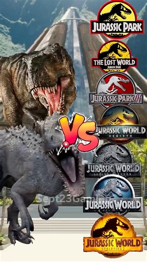 Indominus Rex x Tyrannosaurus Rex Ember vs Jurassic World All Dinosaurs