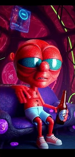 Intergalactic Chill: Relaxing with Alien TV