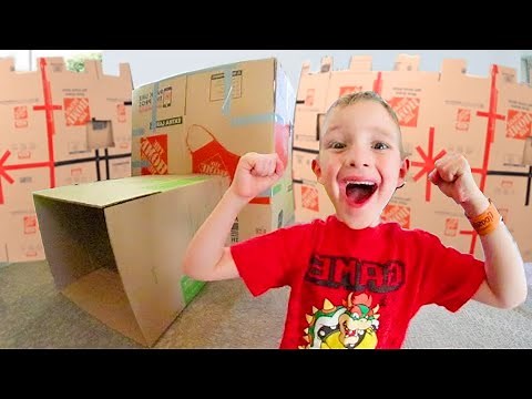 1 HOUR OF INSANE CARDBOARD FORTS