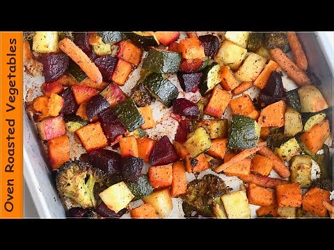 Oven Roasted Vegetables | How to roast vegetables in the oven | Easy Roasted Vegetables