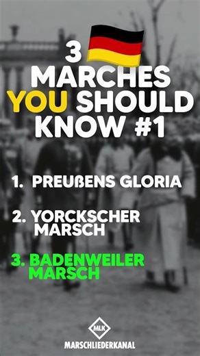 3 German Marches You Should Know! #1 #germanhistory #marschmusik #military #germany #prussia #fyp