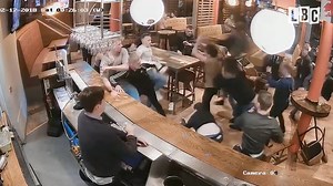 Bar Fight Descends Into 20-Man Mass Brawl With Stools And Glasses Thrown | LBC