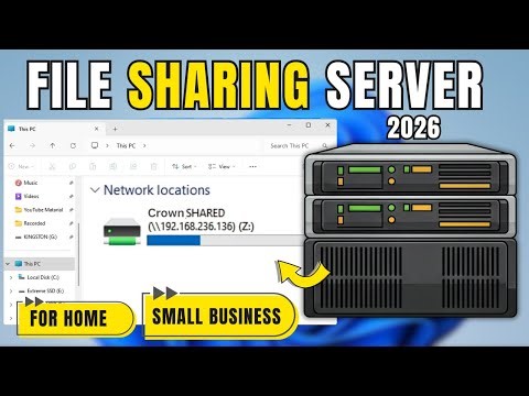 SETUP Your FILE SHARING SERVER on Windows in 10 MINUTES